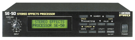 BOSS SE-50 Effekter